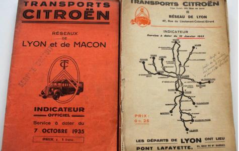 Carte des Transports Citroën